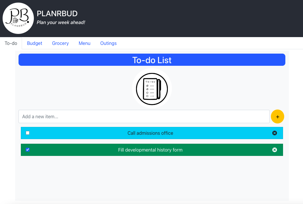 PlanrBud Screenshot