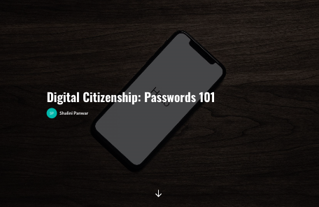Passwords 101 Screenshot