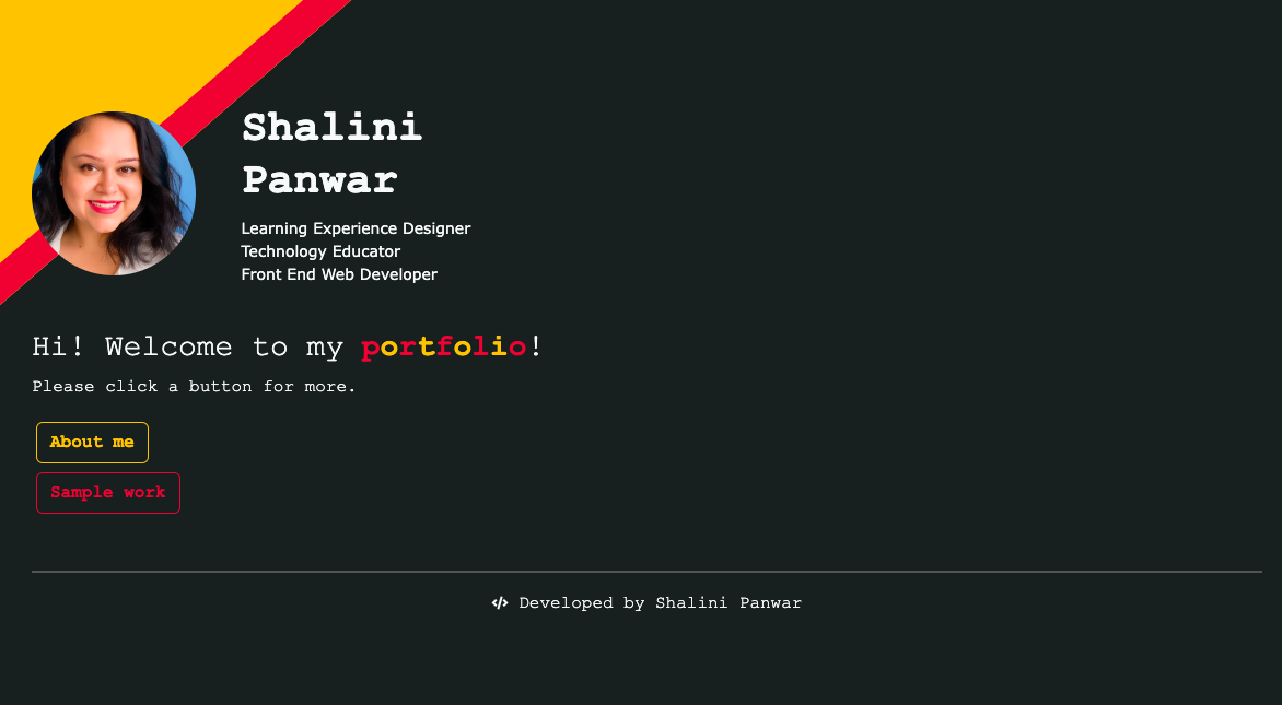 Portfolio Screenshot